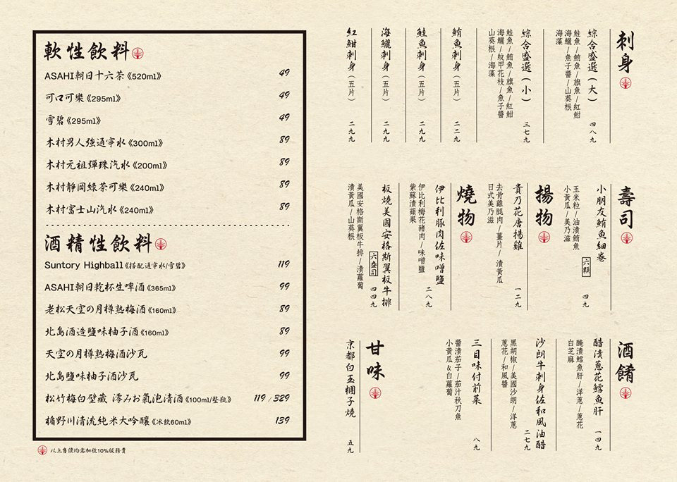 Kama釜日式丼飯專門店h9420 menu價位04