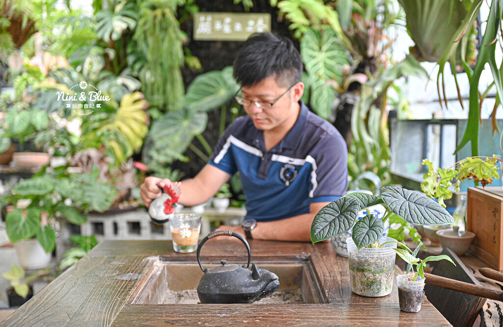 觀葉植物,雨林植物,斑葉植物咖啡館,大雅咖啡館,植物,找路咖啡,森林系 @Nini and Blue  玩樂食記