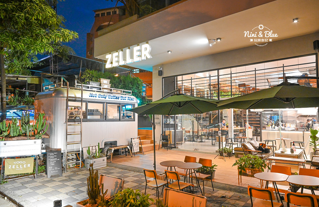 宅樂咖啡Zeller Coffee建國店|台中西區咖啡，火車站附近露營風格早午餐、餐酒館