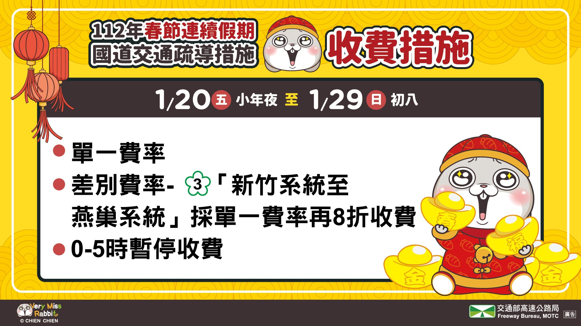 匝道封閉,2022過年春節高乘載,2022高乘載,2023過年春節高乘載
