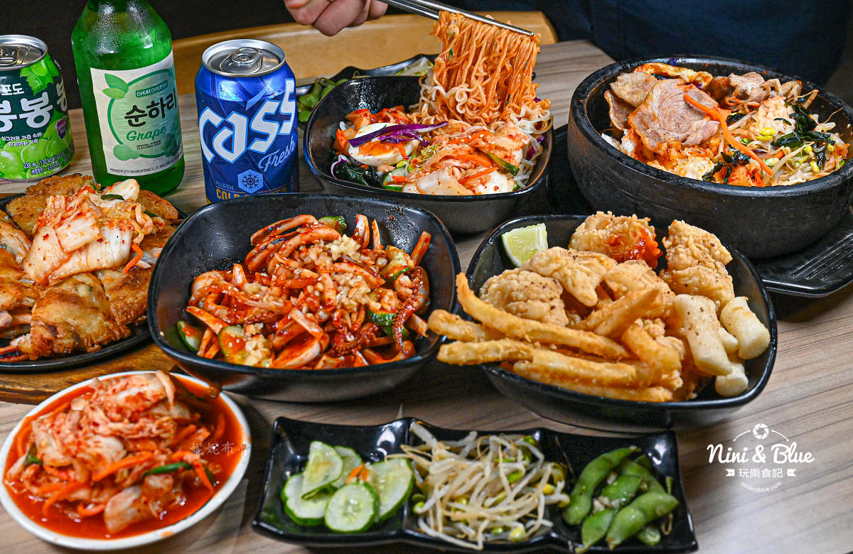 阿里郎韓式小館，韓國華僑開的韓式料理、好吃石鍋拌飯、炸年糕，台中科博館美食餐廳