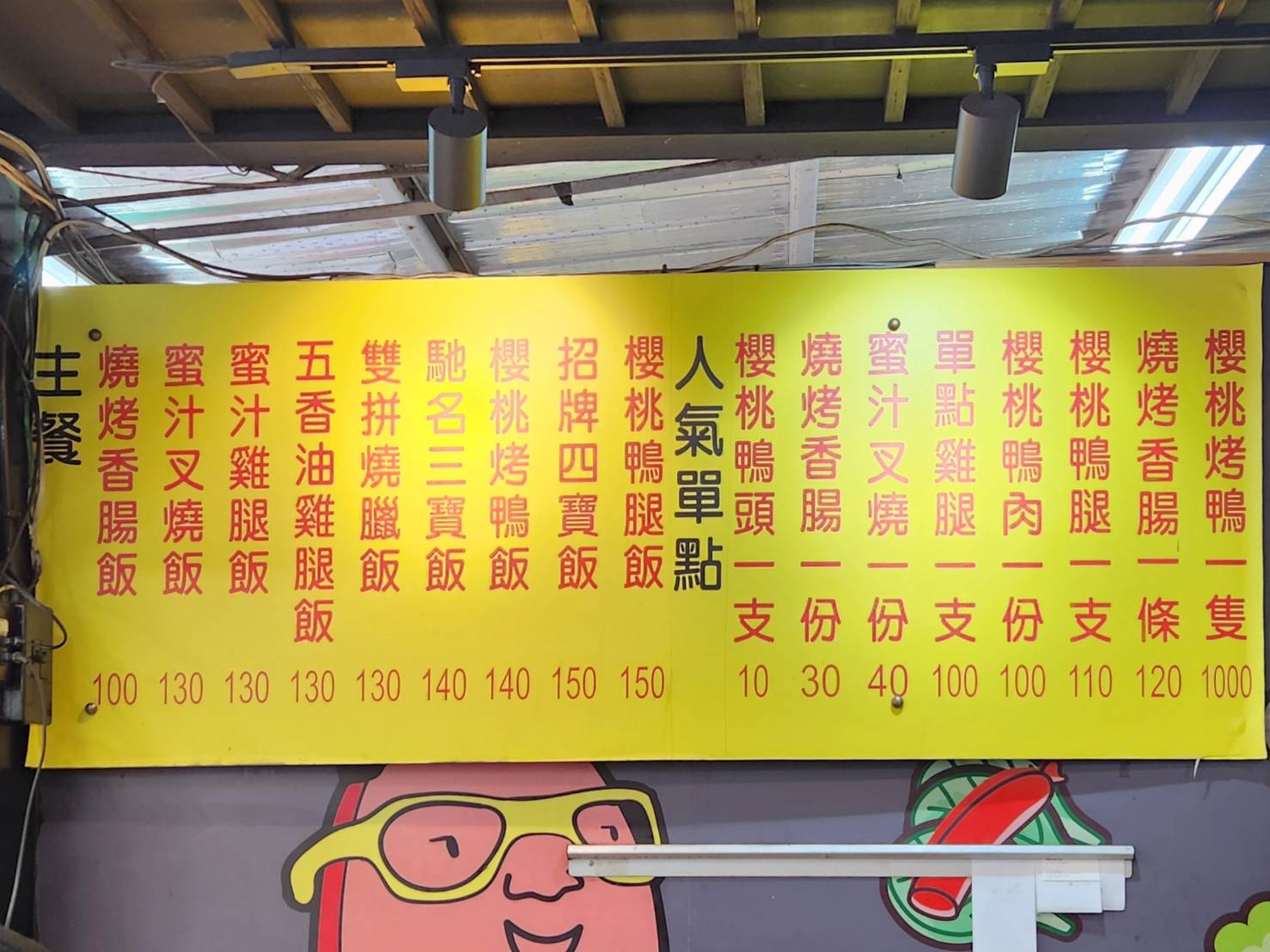 食為大港式燒臘，台中美食西屯路排隊便當，飯菜分開裝，直接點4寶飯各口味都吃到