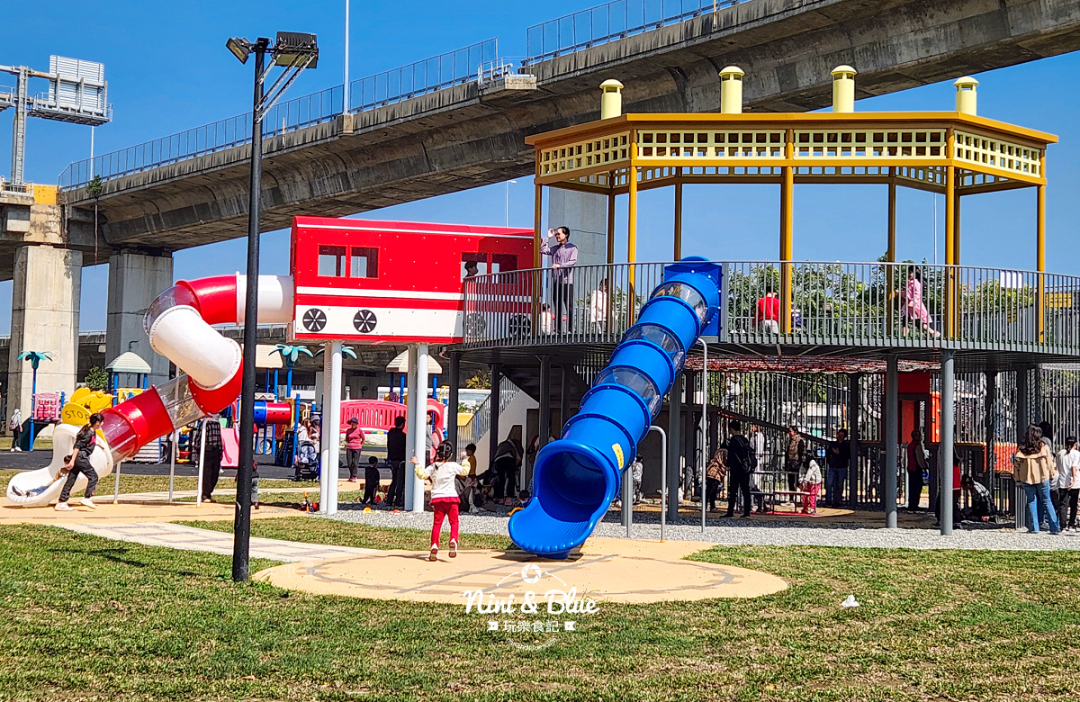 彰化景點,彰化公園,彰化兒童公園,彰化景觀公園,滑索設施 @Nini and Blue  玩樂食記