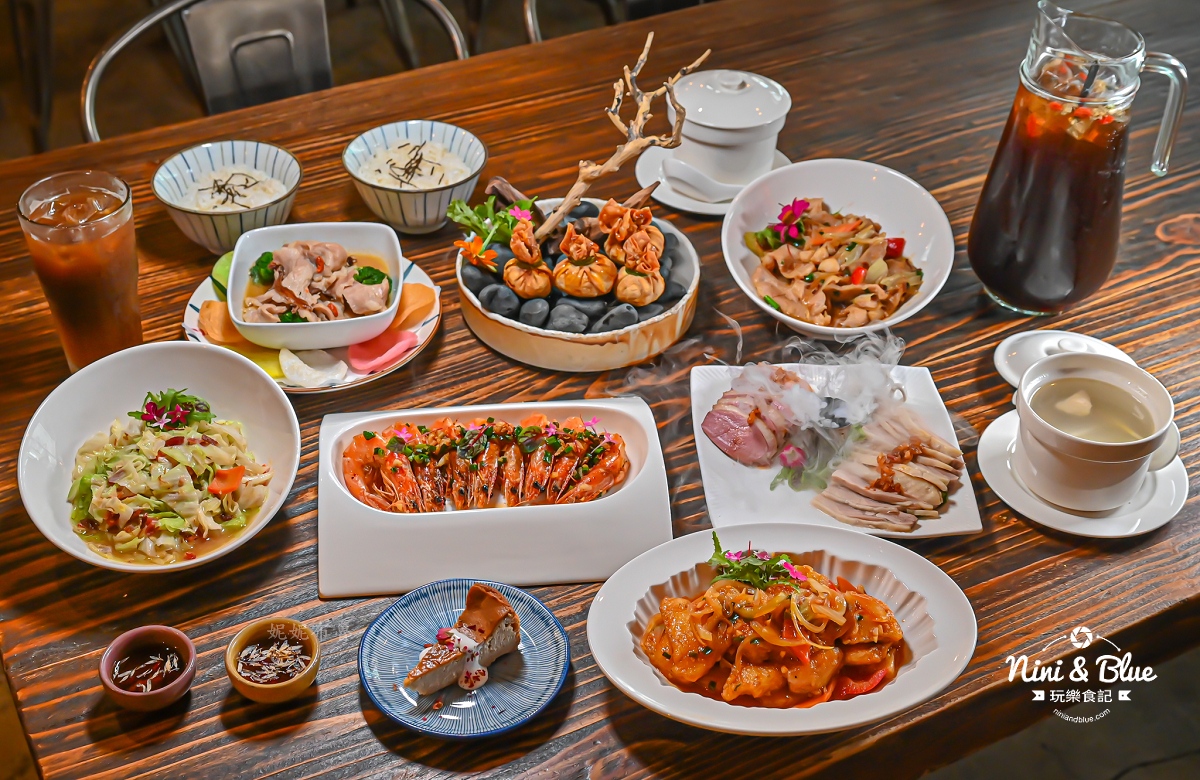 昨日花卷，台中西區勤美商圈創意料理，一個人也可吃中式合菜、商業午餐