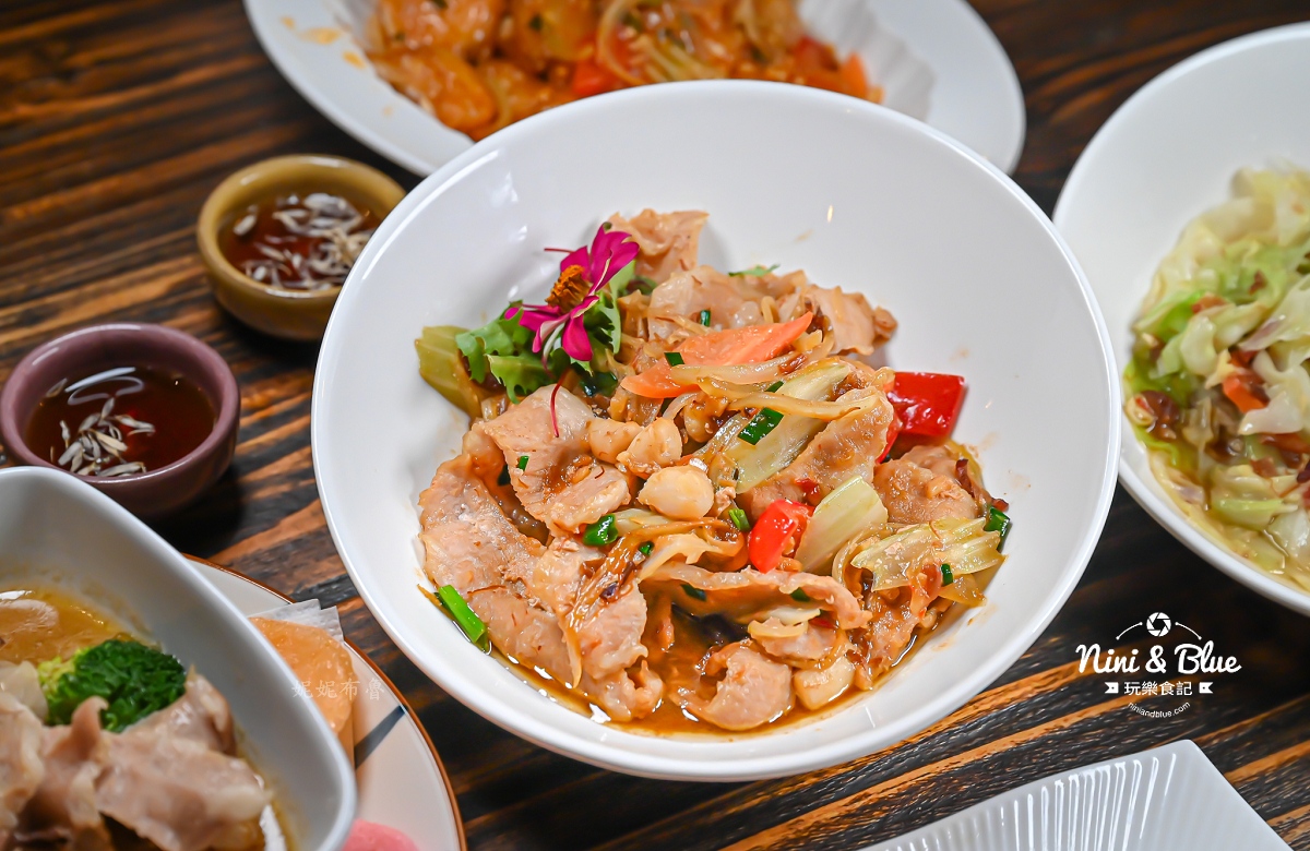 昨日花卷，台中西區勤美商圈創意料理，一個人也可吃中式合菜、商業午餐