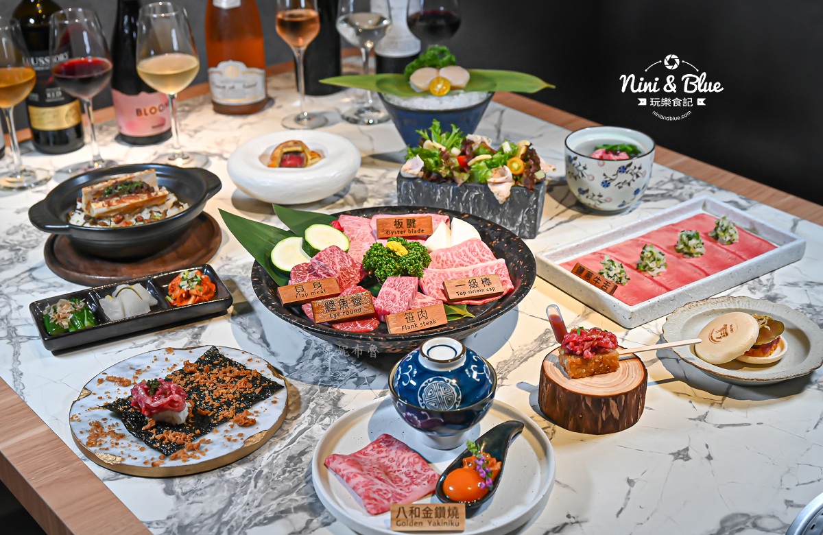 八和和牛燒肉 台中高檔燒肉 全部餐點