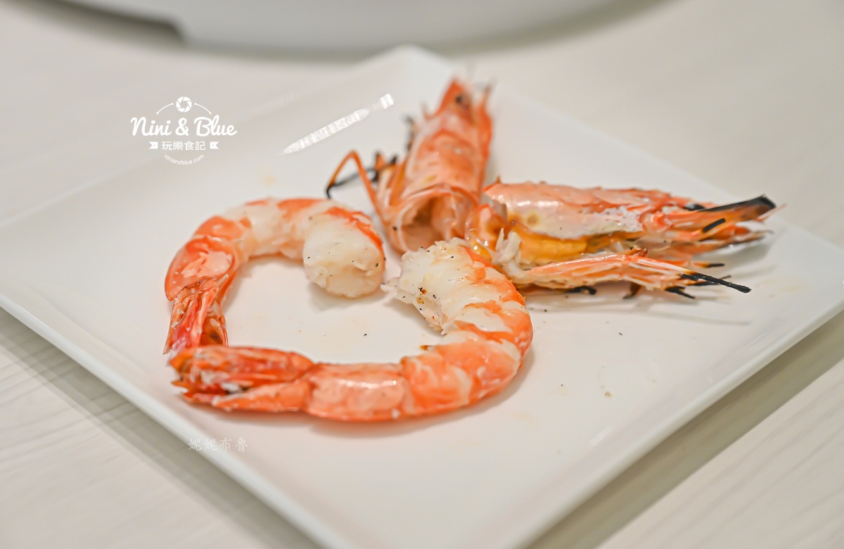 三山燒肉朝富店 剝好的蝦