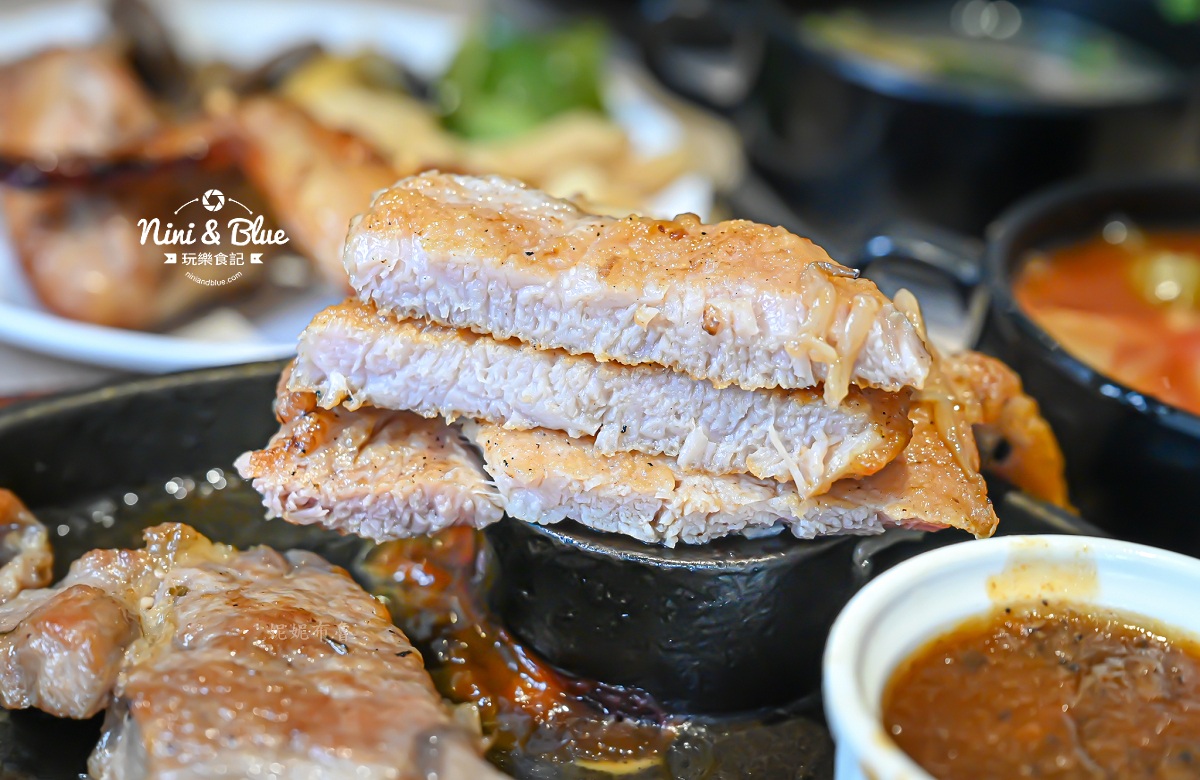 牛室炙燒牛排台中崇德 洲際棒球場美食 豬排