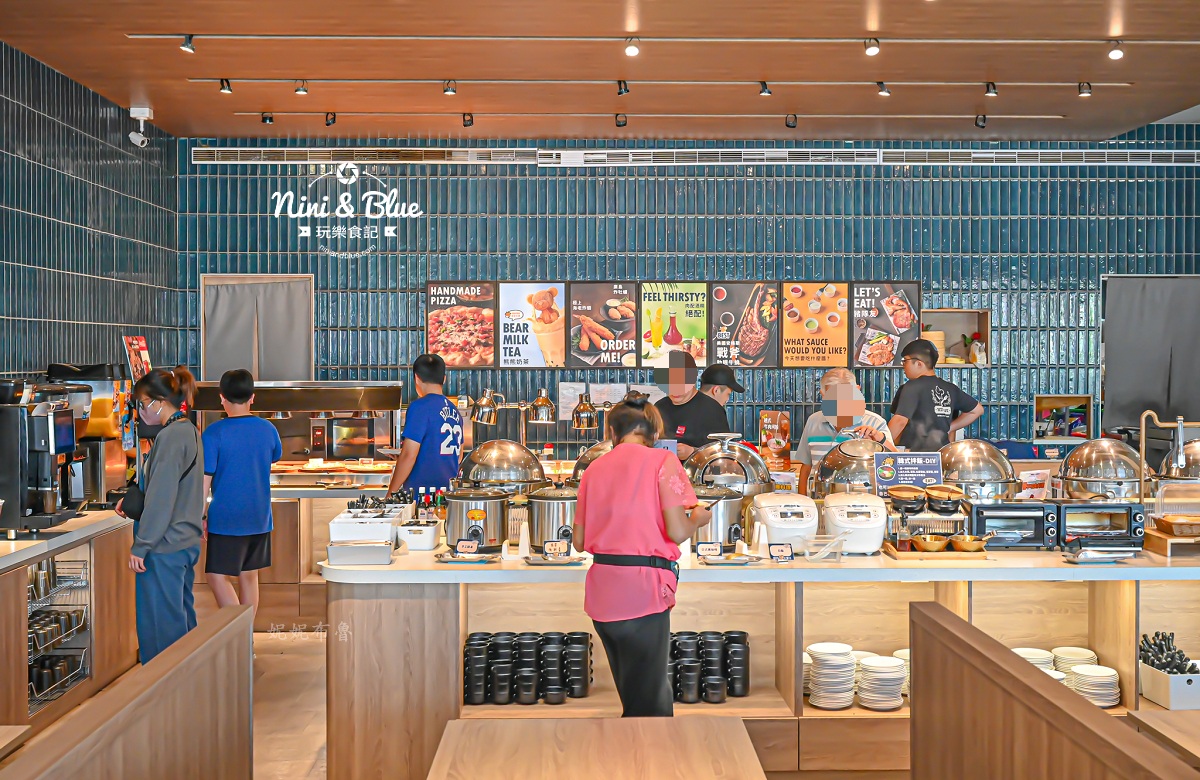 牛室炙燒牛排台中崇德 洲際棒球場美食 自助吧人潮