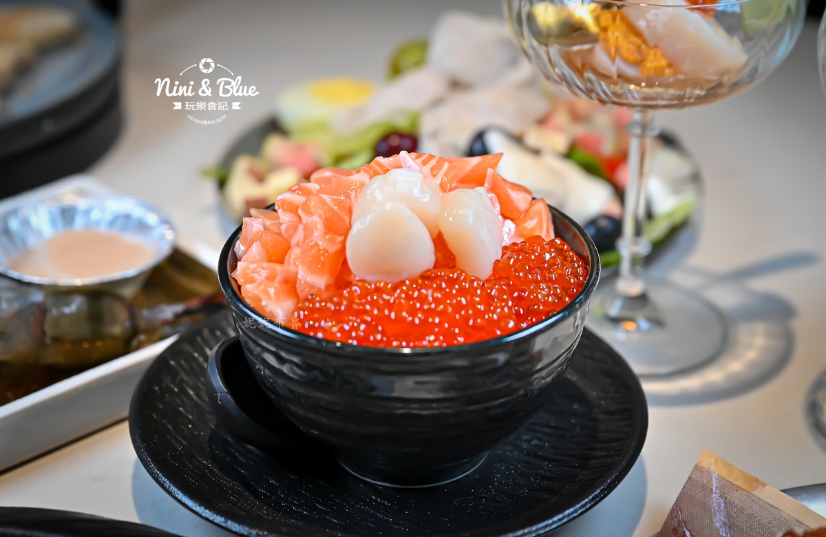 燒肉MEN 台中燒肉自助吧吃到飽 鮭魚丼飯