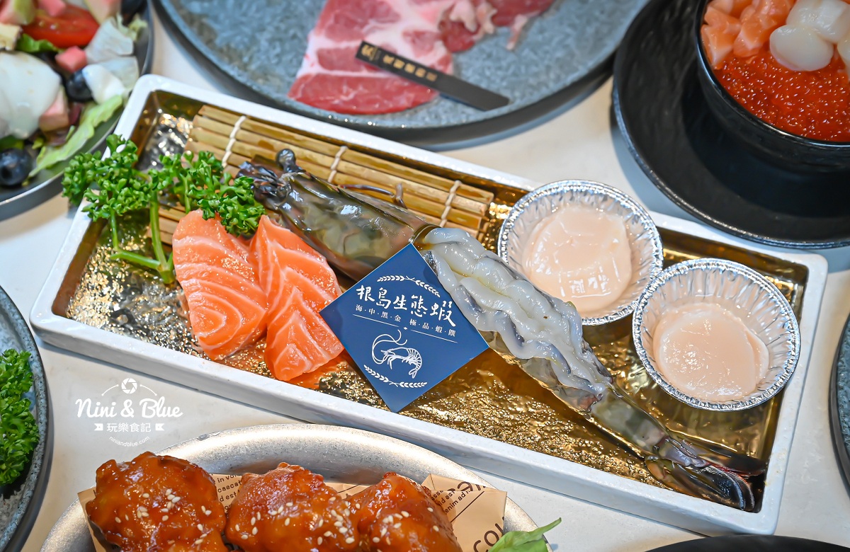 燒肉MEN 台中燒肉自助吧吃到飽 海鮮盤