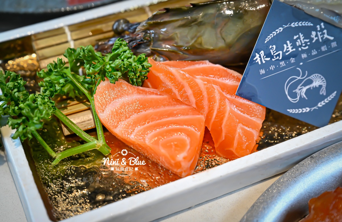 燒肉MEN 台中燒肉自助吧吃到飽 厚切鮭魚