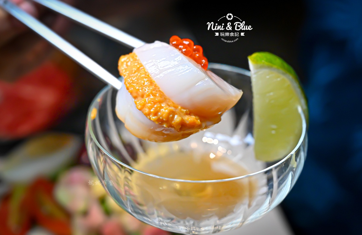 燒肉MEN 台中燒肉自助吧吃到飽 干貝海膽細部