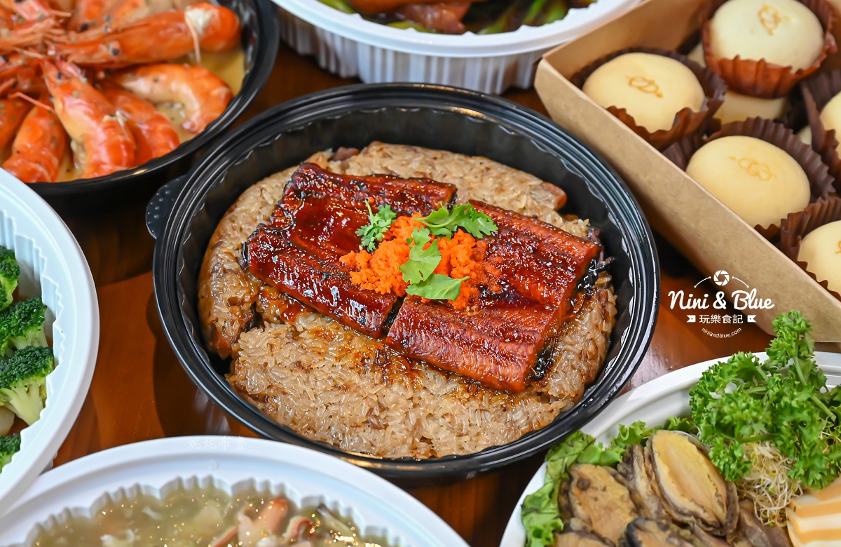 台中年菜鴻龍宴熱年菜外帶 油飯