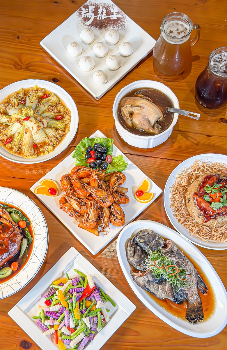 台中年菜鴻龍宴熱年菜外帶 內用示意圖