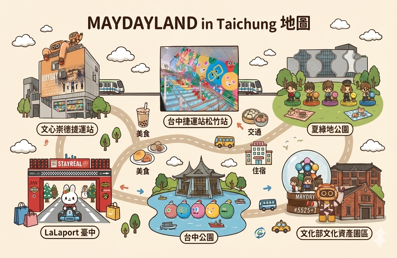 MAYDAYLAND in Taichung