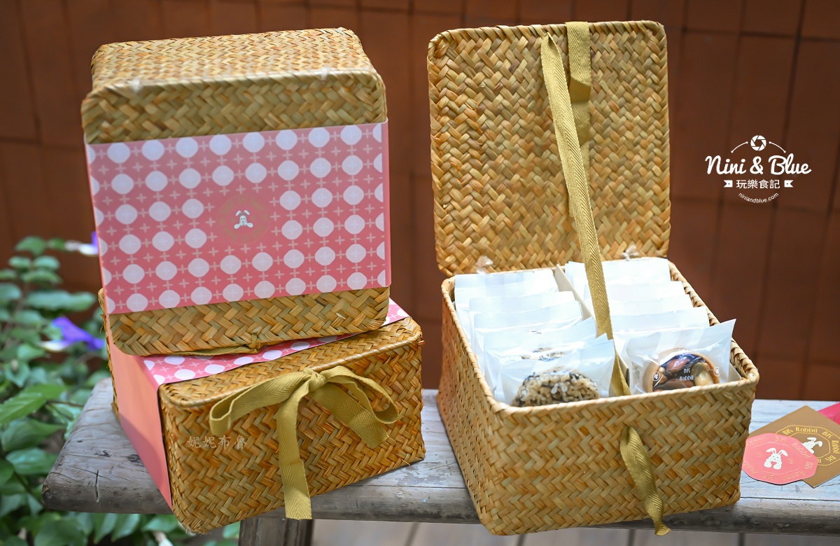 黑色小白兔 台中伴手禮 藤編盒