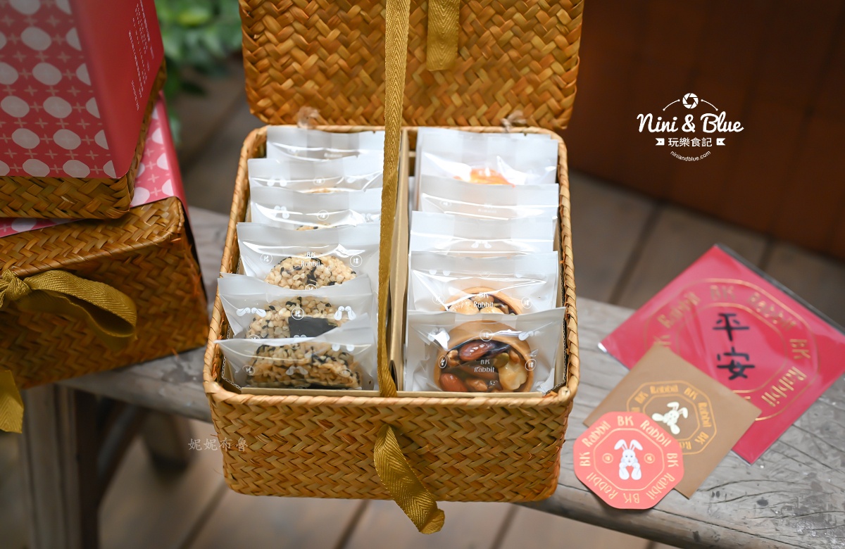 黑色小白兔 台中伴手禮 藤編禮盒