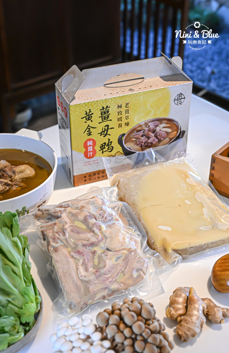 搶筷純薑汁黃金薑母鴨 宅配年菜價格 內容物2