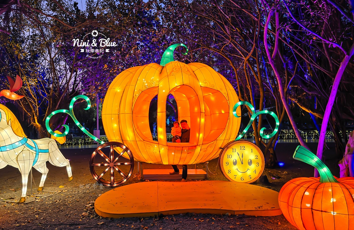2026中臺灣燈會，教育局燈區-童趣歡樂谷 南瓜馬車