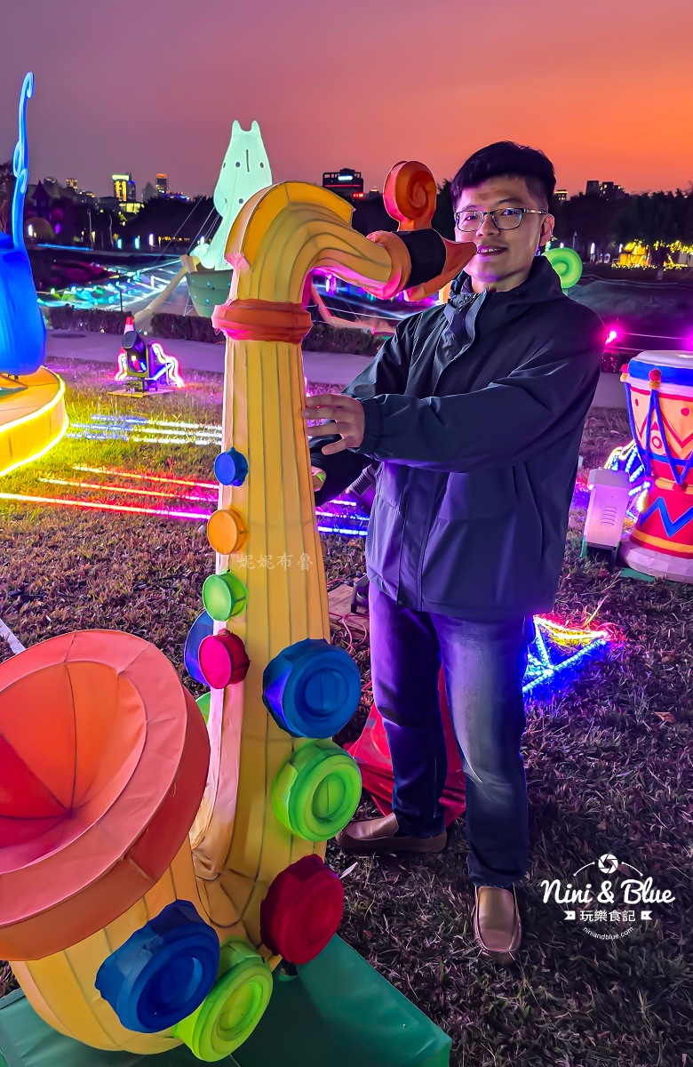 2026中臺灣燈會，教育局燈區-童趣歡樂谷 薩克斯風