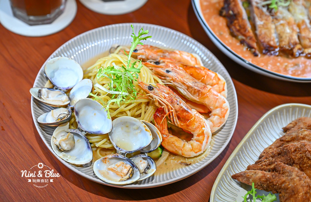 秋日義式餐館 鮮蝦義大利麵