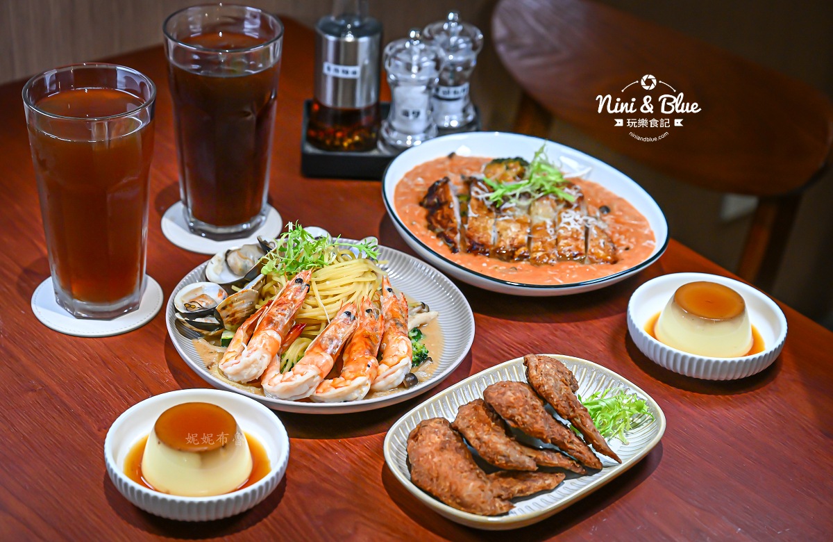 秋日義式餐館 整桌餐點