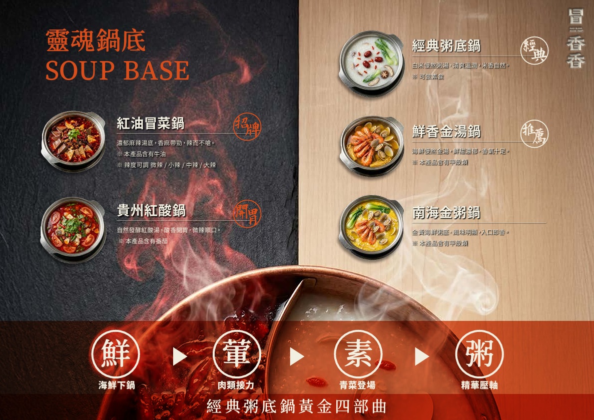 冒香香麻辣鍋菜單01