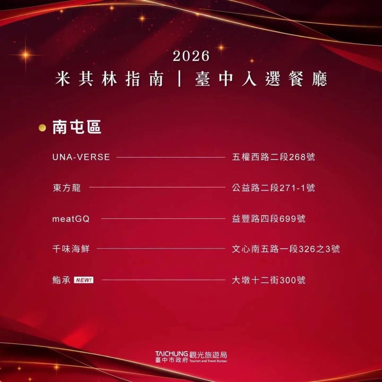2026台中米其林指南入選餐廳05