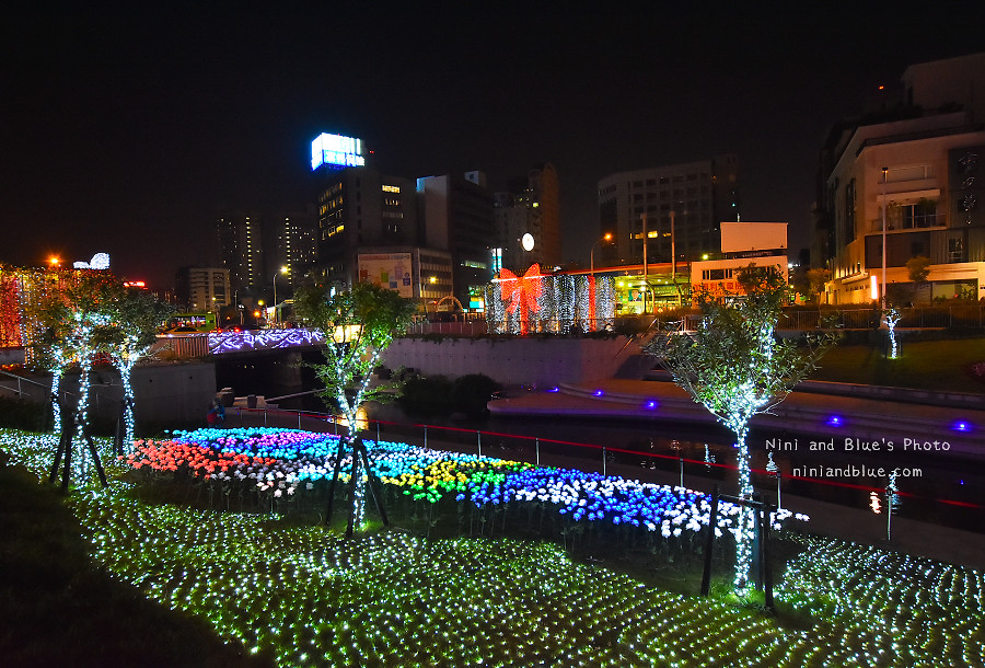 柳川藍帶水岸.聖誕節.台中景點17