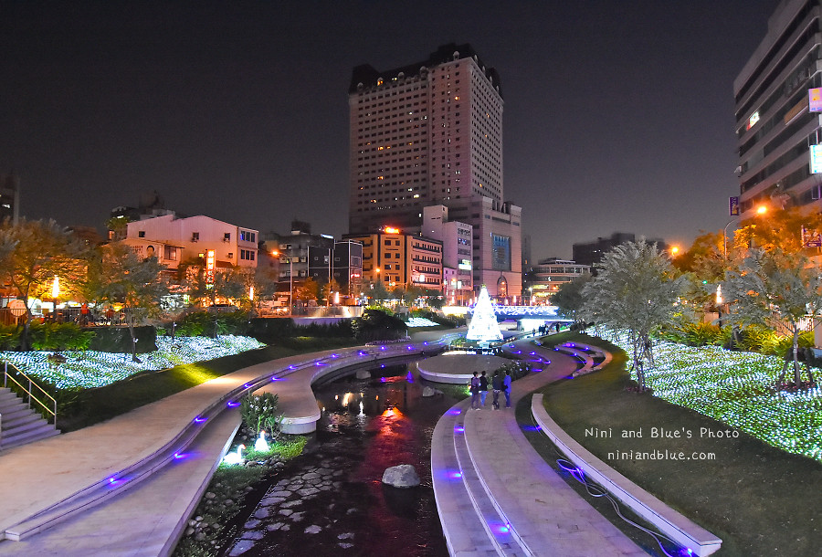 柳川藍帶水岸.聖誕節.台中景點05