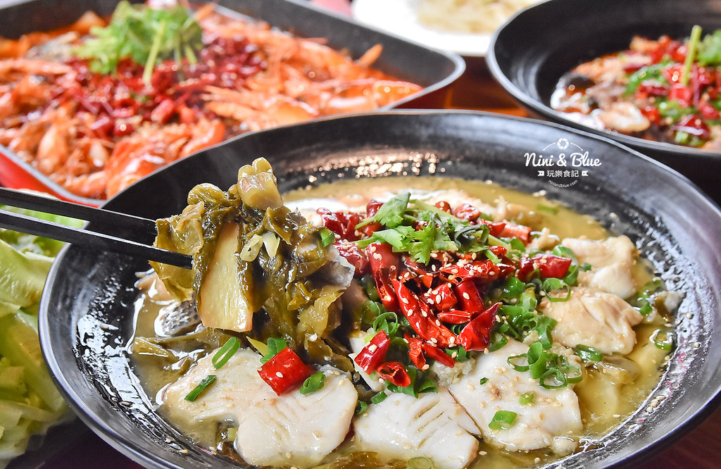 漁知香木桶魚 台中逢甲美食 麻辣烤魚 小龍蝦 水煮牛 四川烤魚26