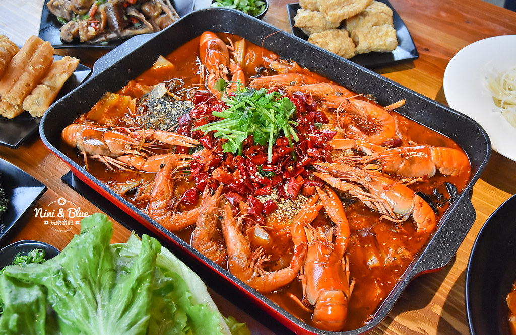 漁知香木桶魚 台中逢甲美食 麻辣烤魚 小龍蝦 水煮牛 四川烤魚13