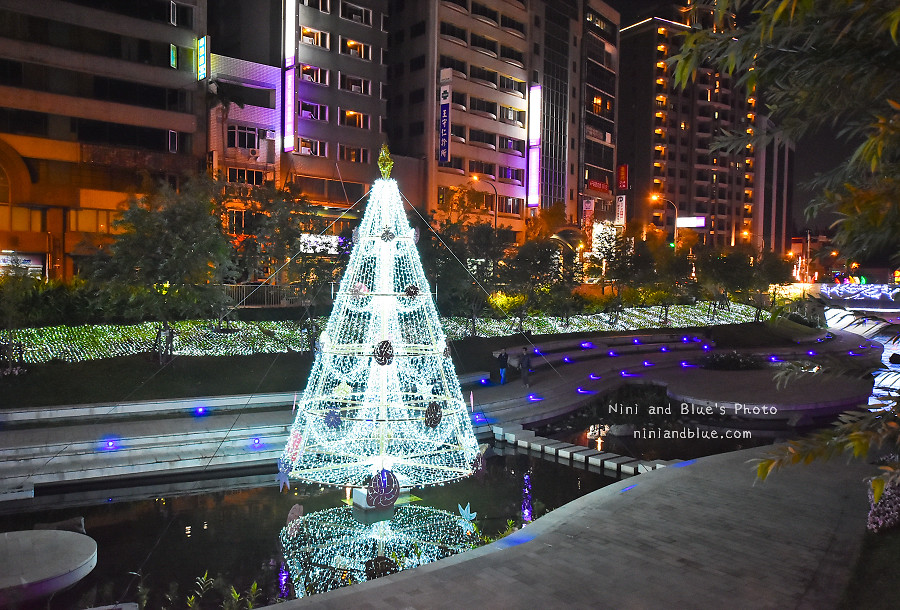 柳川藍帶水岸.聖誕節.台中景點07