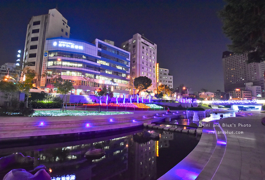 柳川藍帶水岸.聖誕節.台中景點04