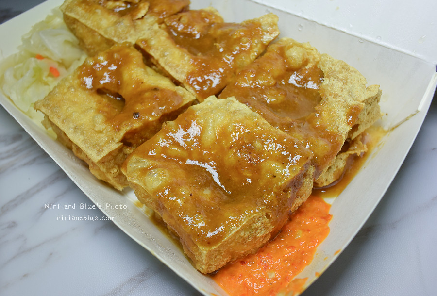 台中素食臭豆腐向上黃昏菜市場美食02