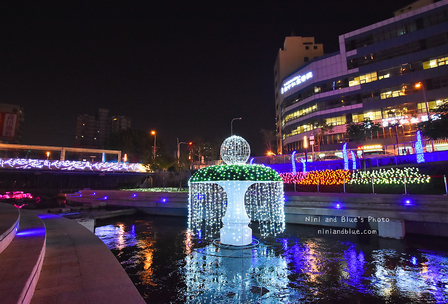 柳川藍帶水岸.聖誕節.台中景點16