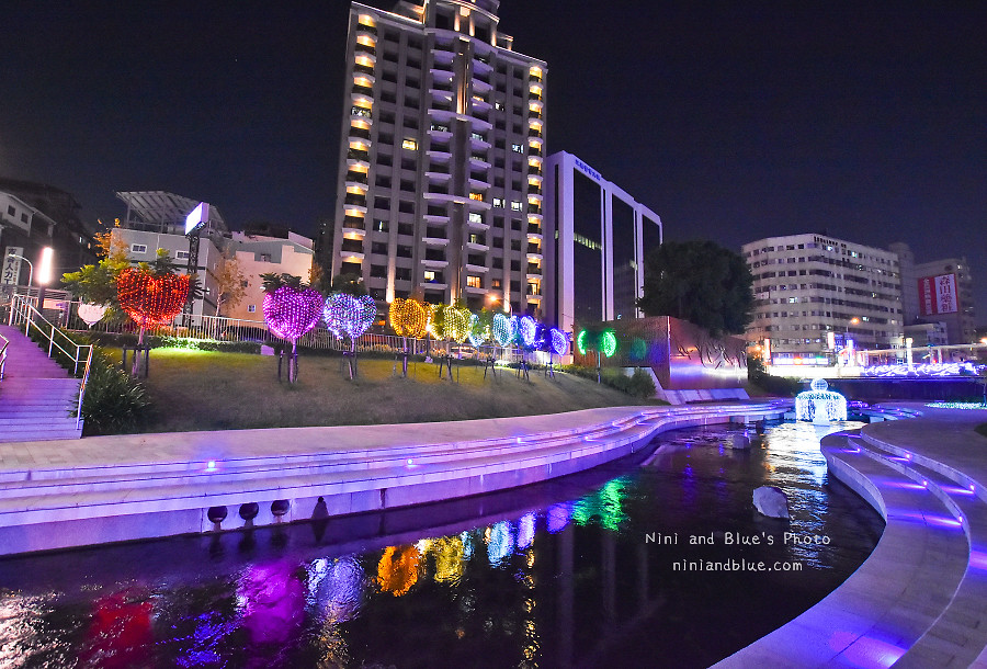 柳川藍帶水岸.聖誕節.台中景點13