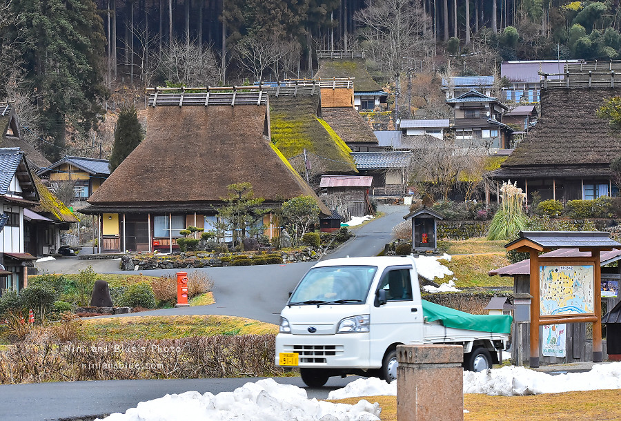 日本京都 美山 茅草屋 交通 巴士32