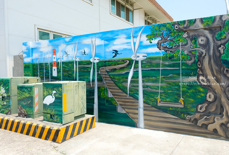 清水 梧棲 景點 台電彩繪牆17