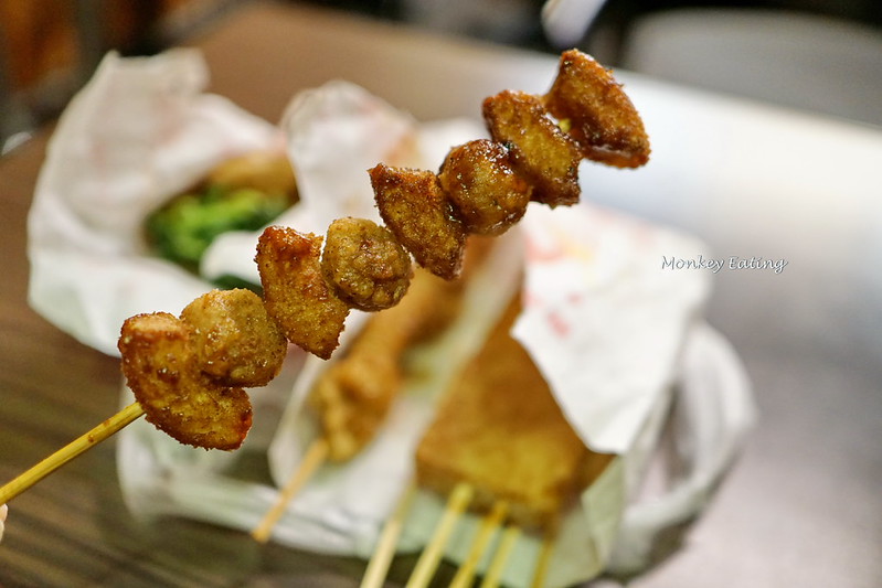 【台中豐原】『口味香素食。燒烤鹽酥G』。素食炸物、燒烤|特製獨門醬汁好夠味|豐原素食一條街 @Nini and Blue 玩樂食記 DSC04189