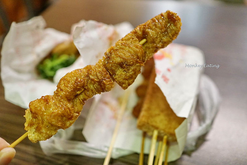 【台中豐原】『口味香素食。燒烤鹽酥G』。素食炸物、燒烤|特製獨門醬汁好夠味|豐原素食一條街 @Nini and Blue 玩樂食記 DSC04187