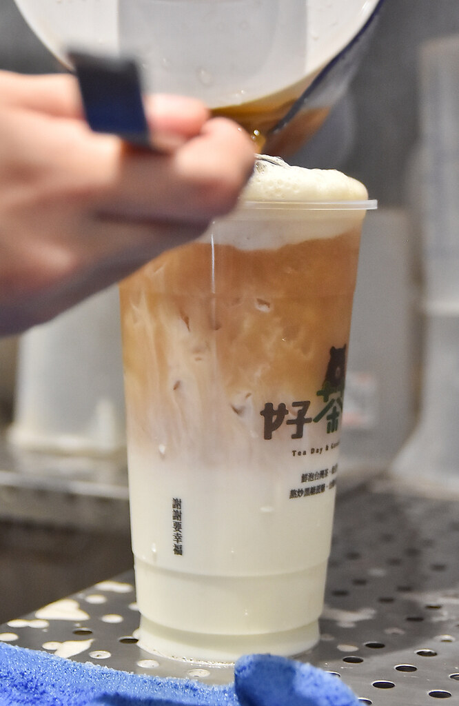 台中綠豆沙 芋頭沙 好茶日 黑糖珍珠奶茶15
