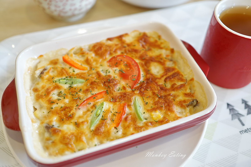 【台中豐原】法悅蔬食廚房|溫馨居家蔬食小餐館,推薦好吃的咖哩飯跟起司焗烤~ @Nini and Blue 玩樂食記 DSC03564