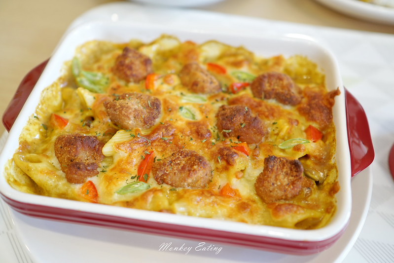 【台中豐原】法悅蔬食廚房|溫馨居家蔬食小餐館,推薦好吃的咖哩飯跟起司焗烤~ @Nini and Blue 玩樂食記 DSC03585