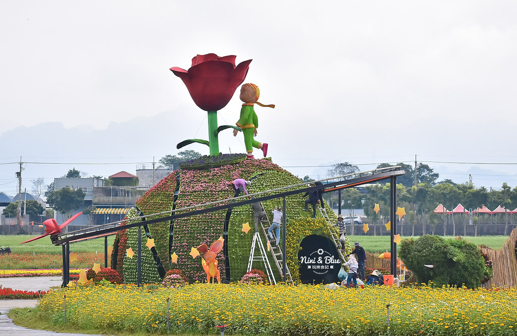 2019新社花海 接駁車 周邊景點美食餐廳08