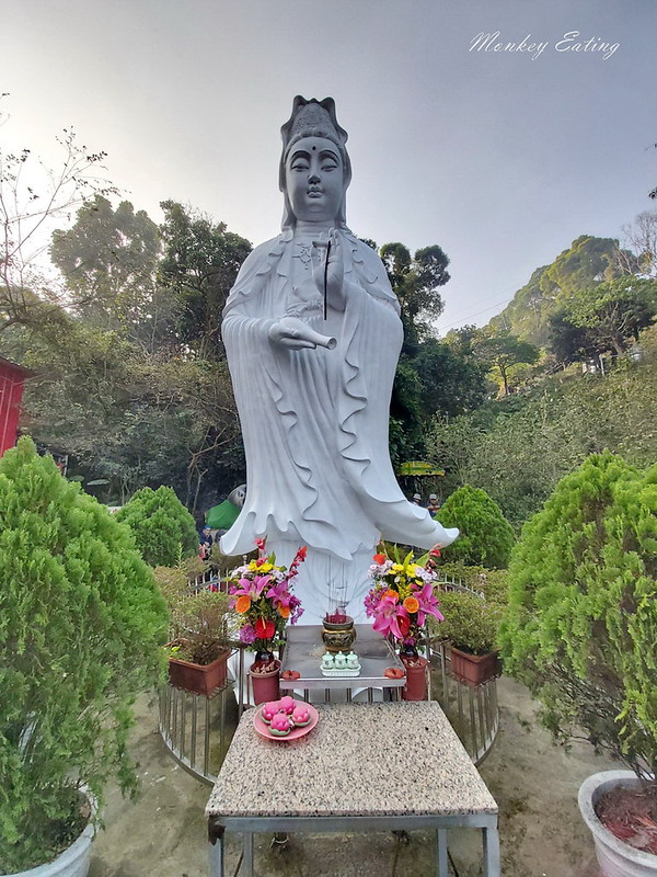 台中大坑-寧靜海觀音亭│大坑9號步道終點休息站,周末有供應免費素食早齋唷 @Nini and Blue 玩樂食記 20200104_084314_19