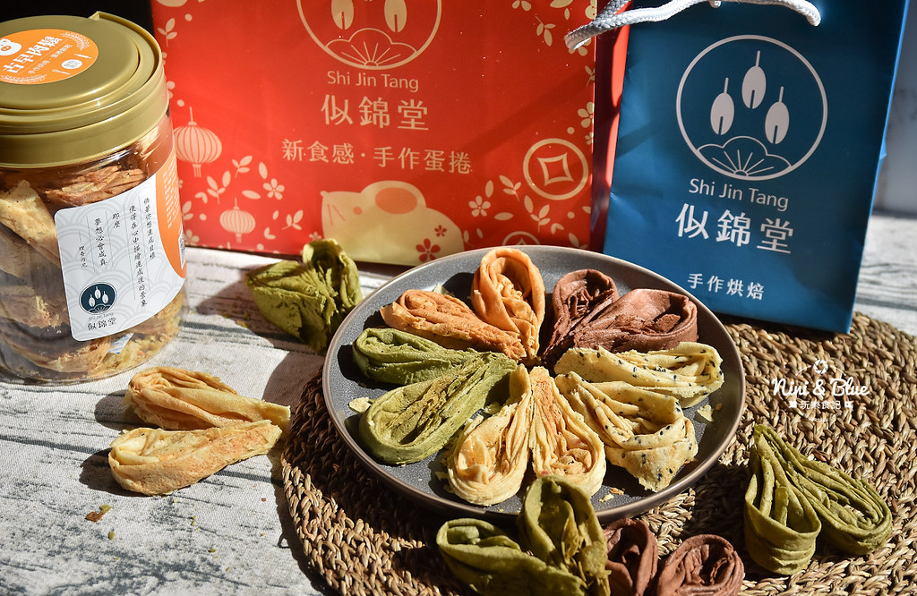 台中伴手禮 似錦堂 抹茶手工蛋捲20