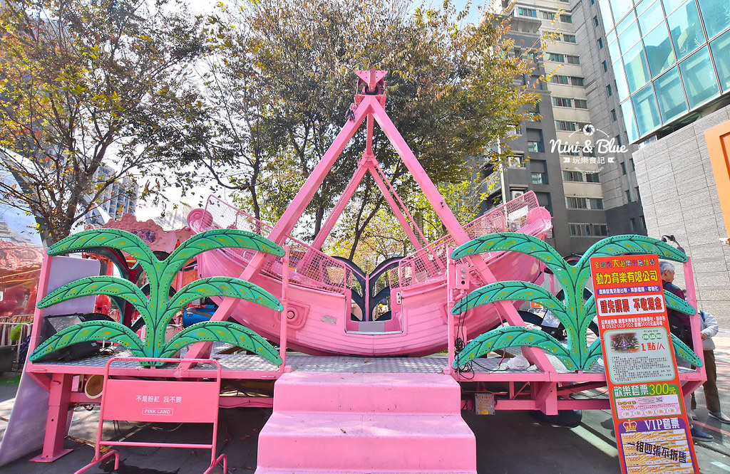 台中摩天輪 草悟道 勤美 粉紅遊樂園11