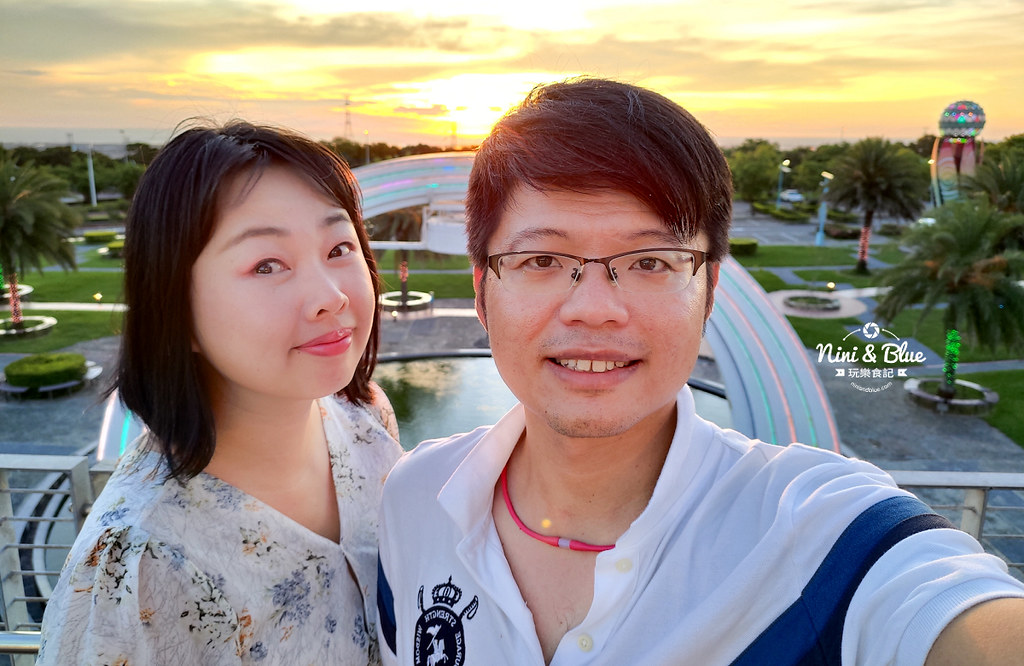 台中夜景夕陽 清水休息服務站美食42